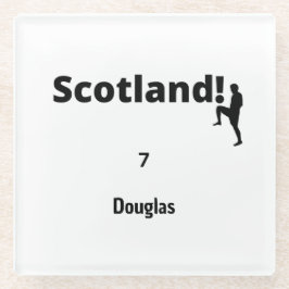 Posavasos De Vidrio Personalizable de Escocia