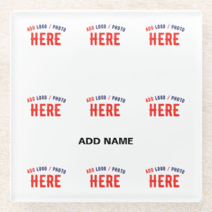 POSAVASOS DE VIDRIO PERSONALIZABLE MODERNO ESTILO BLANCO VERIFICADO MA