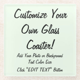 Posavasos de Vidrio Personalizable por ¡TÚ!