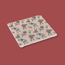 Posavasos De Vidrio Personalizado Coffee Bean Dance Fiesta