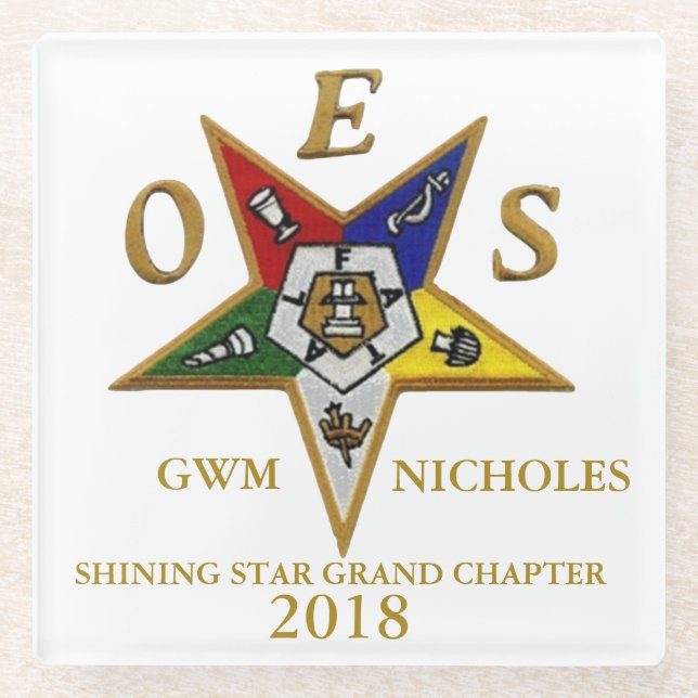 POSAVASOS DE VIDRIO PERSONALIZADO DE OES (Anverso)