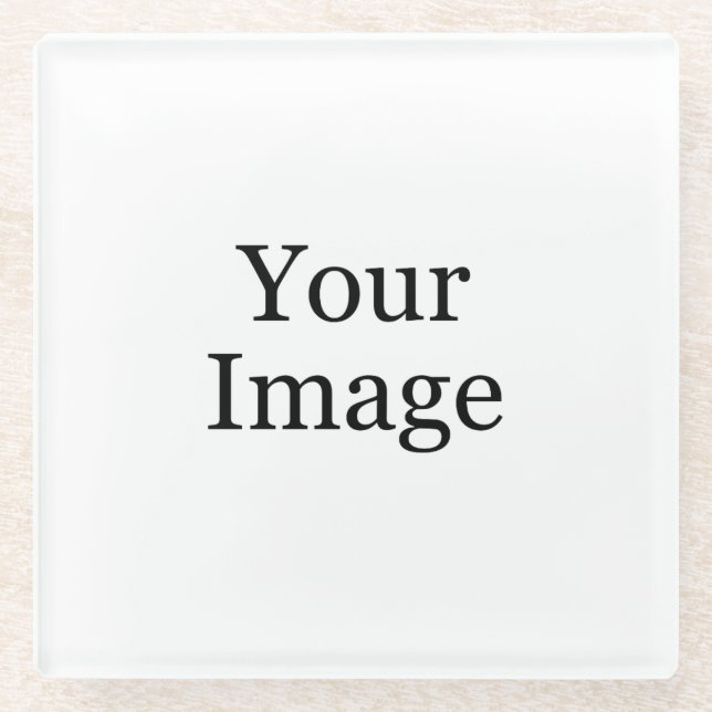 Posavasos De Vidrio Personalizado Photo Glass Coaster (Anverso)