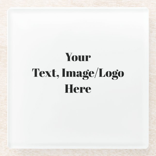 Posavasos De Vidrio Personalizar (Anverso)