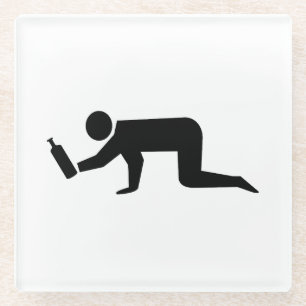 Posavasos De Vidrio Personas borrachas