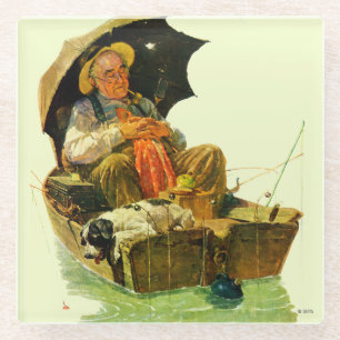 Posavasos De Vidrio Pesca ida