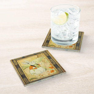 Posavasos De Vidrio Peter Rabbit Glass Coaster