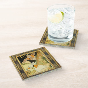 Posavasos De Vidrio Peter Rabbit Glass Coaster