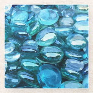 Posavasos De Vidrio Piedras de vidrio acuático