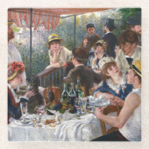 Posavasos De Vidrio Pierre-Auguste Renoir - Almuerzo de los remeros