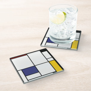 Posavasos De Vidrio Piet Mondrian, Tableau 1