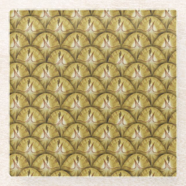 Posavasos De Vidrio Piña (Anverso)