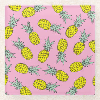 Posavasos De Vidrio Piña de verano: Pérdida de fruta de época