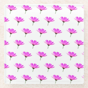 Posavasos De Vidrio Pink Daisy