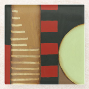 Posavasos De Vidrio Pintura con paneles de estilo Loft contemporáneo