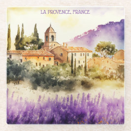 Posavasos De Vidrio Pintura de Francia en La Provence