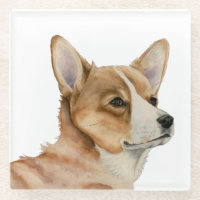 Pintura de la acuarela del Corgi Galés