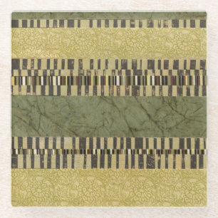 Posavasos De Vidrio Pintura del panel de Multipatterned