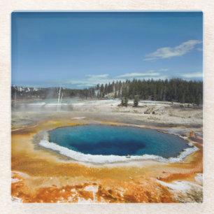 Posavasos De Vidrio Piscina del ópalo