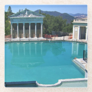 Posavasos De Vidrio Piscina Neptuno en el Castillo del Corazón, San Si