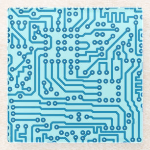 Posavasos De Vidrio Placa de circuito electrónica de Digitaces