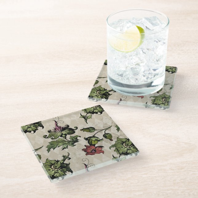 Posavasos De Vidrio Planta de Brujas Apothecary | Hierbas botánicas de (Angular)