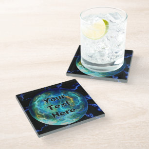 Posavasos De Vidrio Plasma Electric