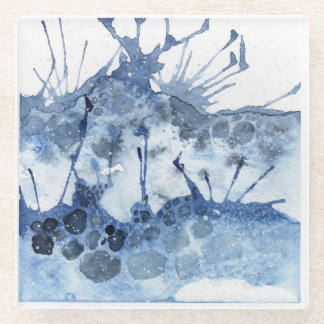 Posavasos De Vidrio Playa de olas acuáticas