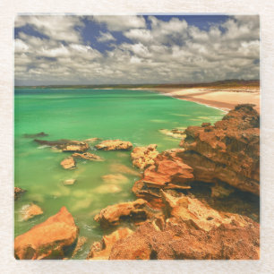 Posavasos De Vidrio Playa el Tasmania de Frasers
