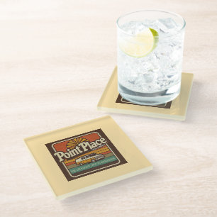 Posavasos De Vidrio Point Place Wisconsin