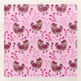 Posavasos De Vidrio Pollos de carne