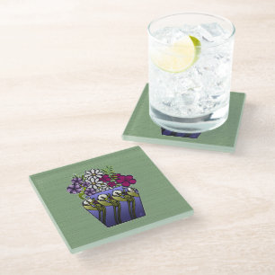 Posavasos De Vidrio Ponente de opinión Lily Vase