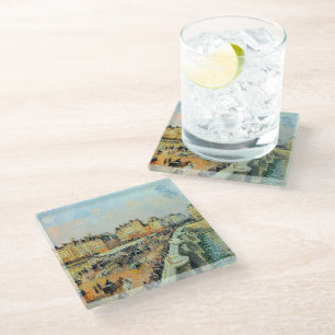 Posavasos De Vidrio Pont Neuf, Tarde, Sunlight Camille Pissarro