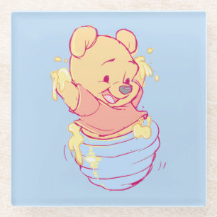Posavasos de vidrio Pooh