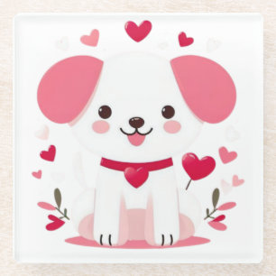 Posavasos De Vidrio Popo de la valentina caprichoso