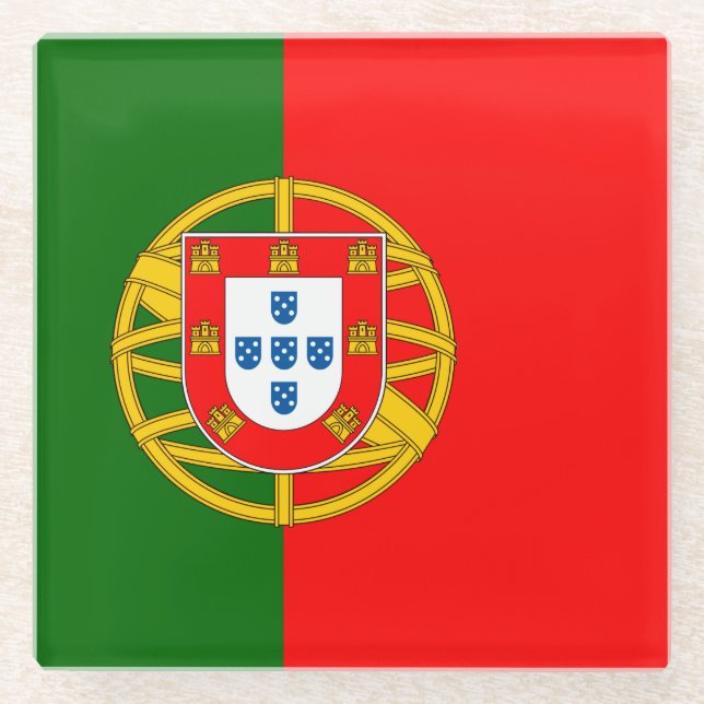 Posavasos De Vidrio Portugal (Anverso)