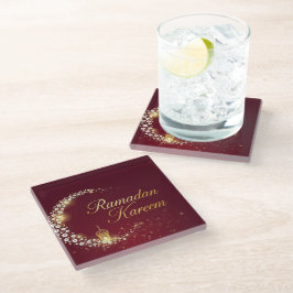POSAVASOS DE VIDRIO POSA VASOS DE VIDRIO RAMADÁN MUBARAK KAREEM 2026