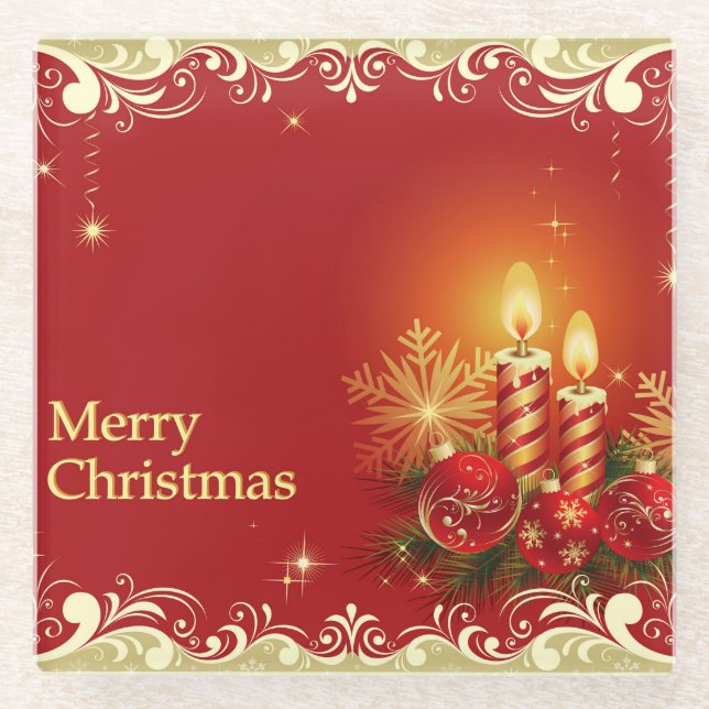 Posavasos De Vidrio Práctico de costa con clase del vidrio de las (Anverso)