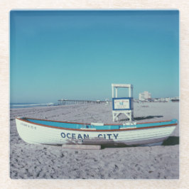 Posavasos De Vidrio Práctico de costa de Ocnj