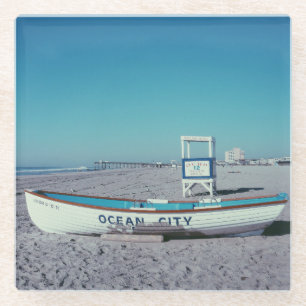 Posavasos De Vidrio Práctico de costa de Ocnj
