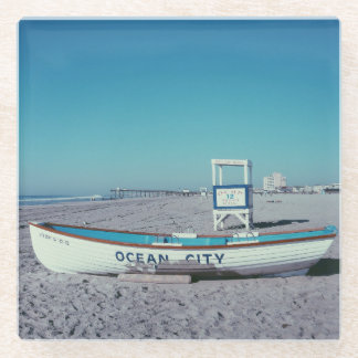 Posavasos De Vidrio Práctico de costa de Ocnj