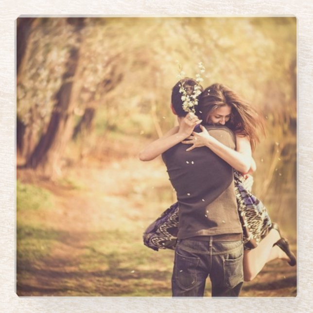 Posavasos De Vidrio Práctico de costa - foto (Anverso)