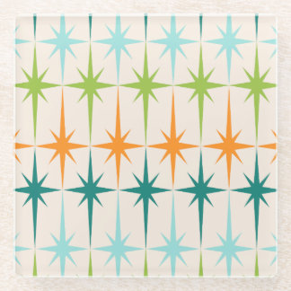 Posavasos De Vidrio Práctico de costa geométrico del vidrio de