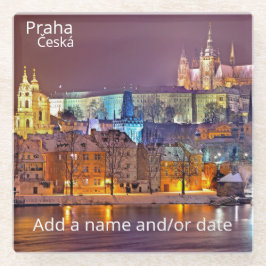 Posavasos De Vidrio Prague Glass Cosster