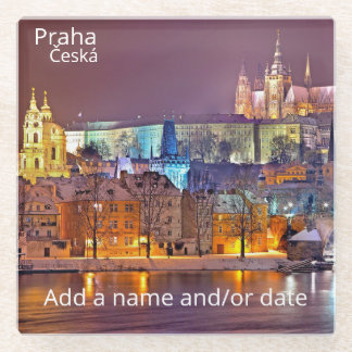 Posavasos De Vidrio Prague Glass Cosster