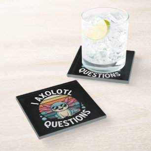 Posavasos De Vidrio Preguntas de Ajolote