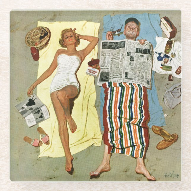 Posavasos De Vidrio ¿Protección solar? (Anverso)