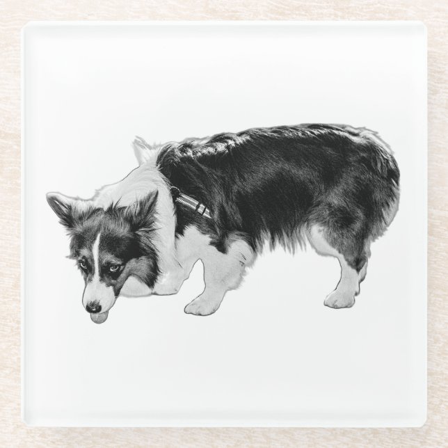 Posavasos De Vidrio Prueba de sabor (Anverso)