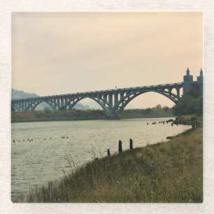 Posavasos De Vidrio Puente Patterson, Gold Beach, Oregon