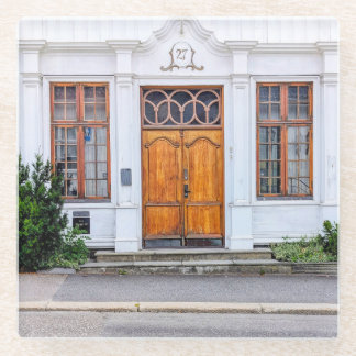 Posavasos De Vidrio Puerta del Art Nouveau noruego