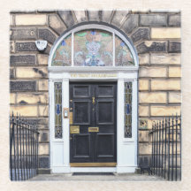 Puerta del club de los angloparos de Edimburgo